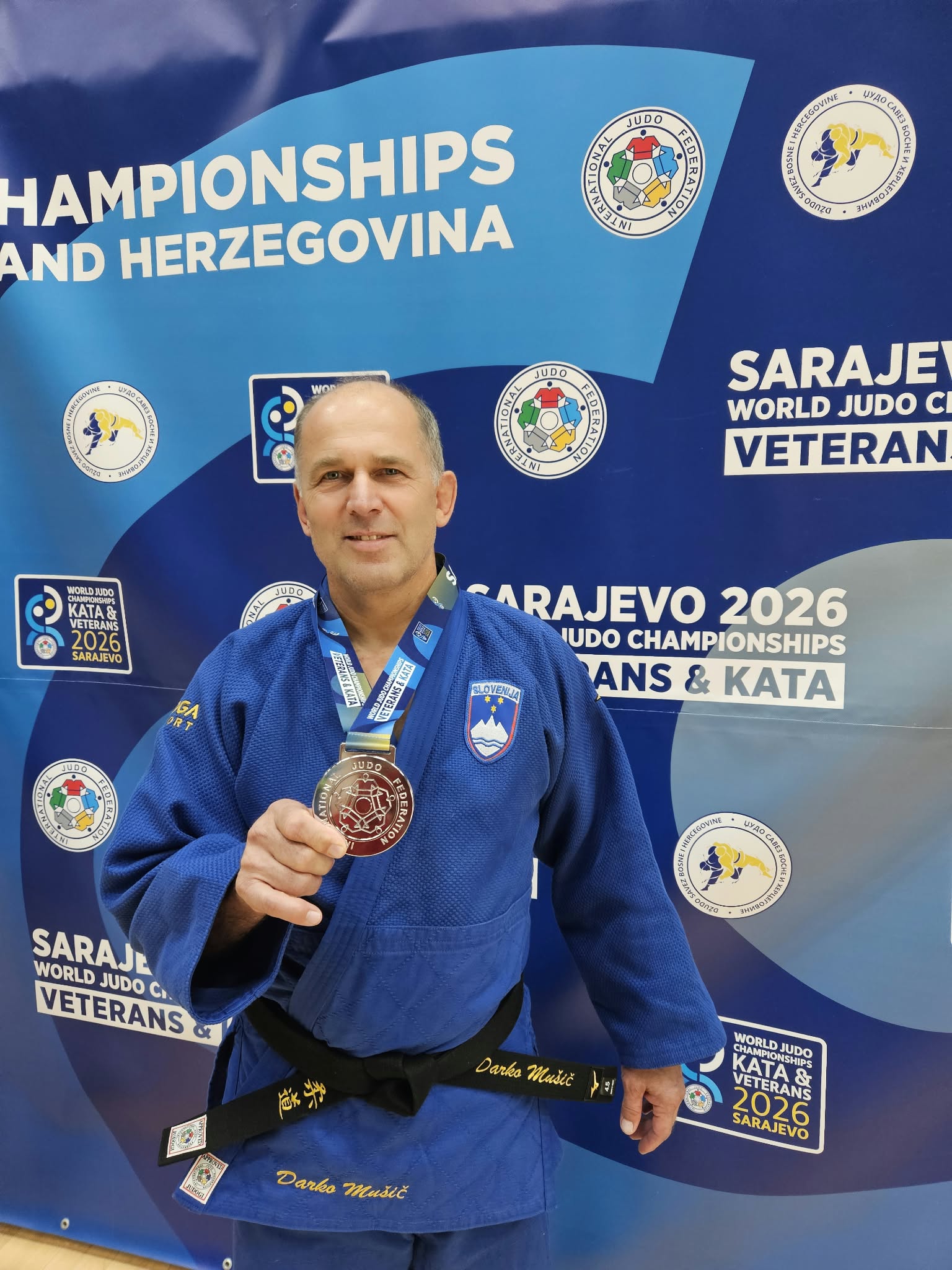 Darko Mušič, svetovni veteranski podprvak v judu!